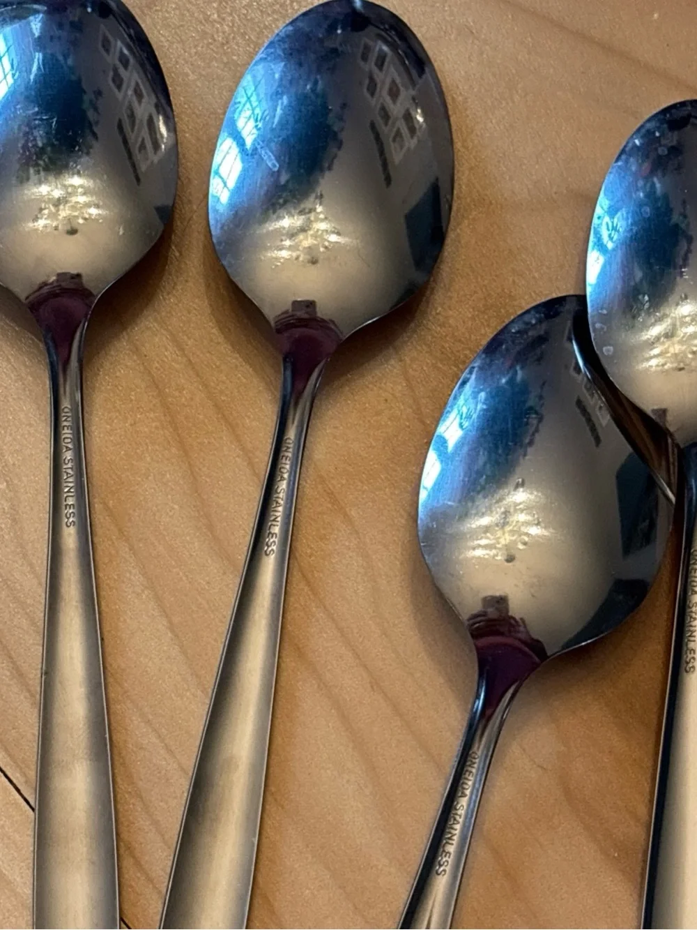 15 Vintage Oneida Stainless Flatware Serving Pieces Asian Arrow Spoons Knives